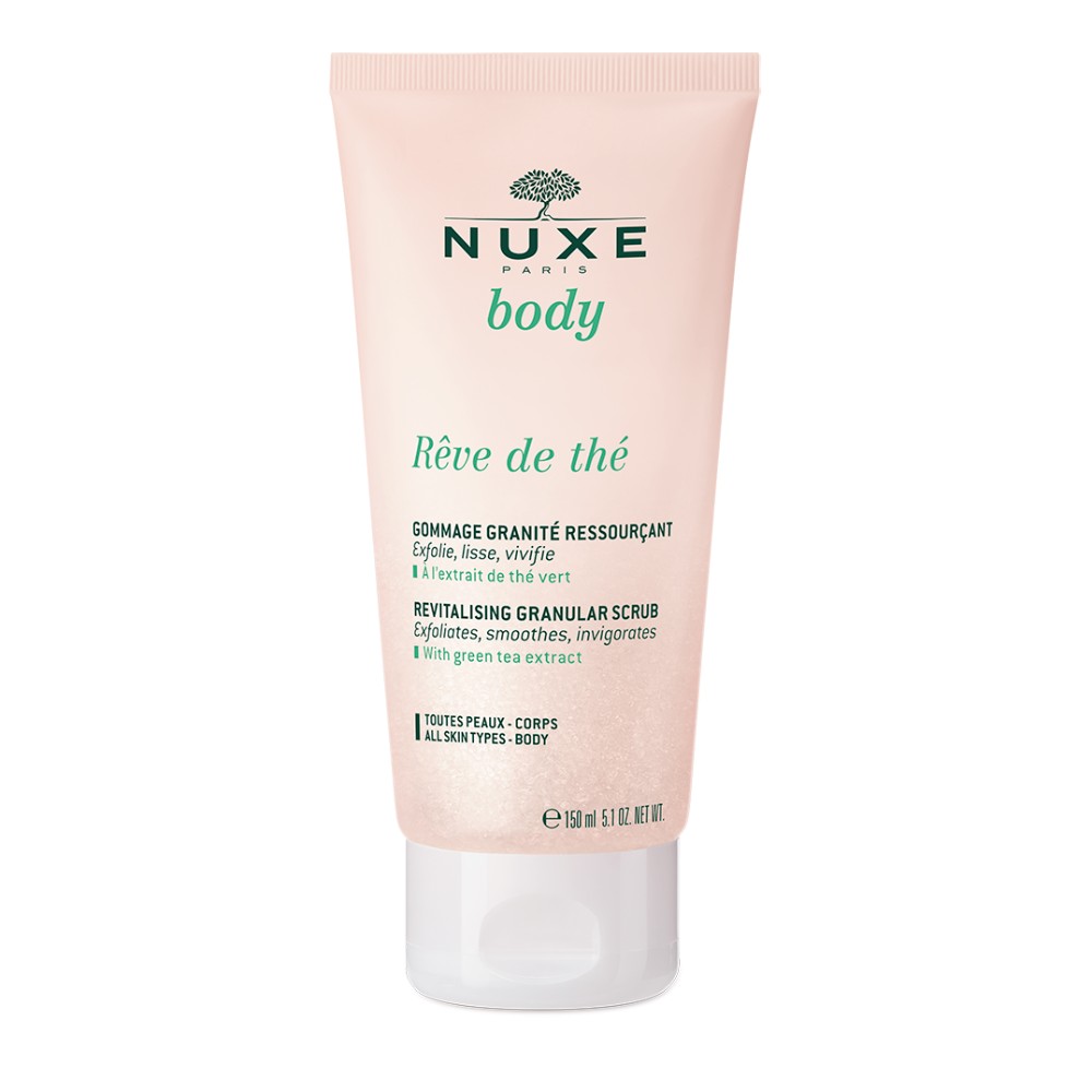 Opakowanie produktu Nuxe Body Reve de The Rewitalizujący peeling do ciała