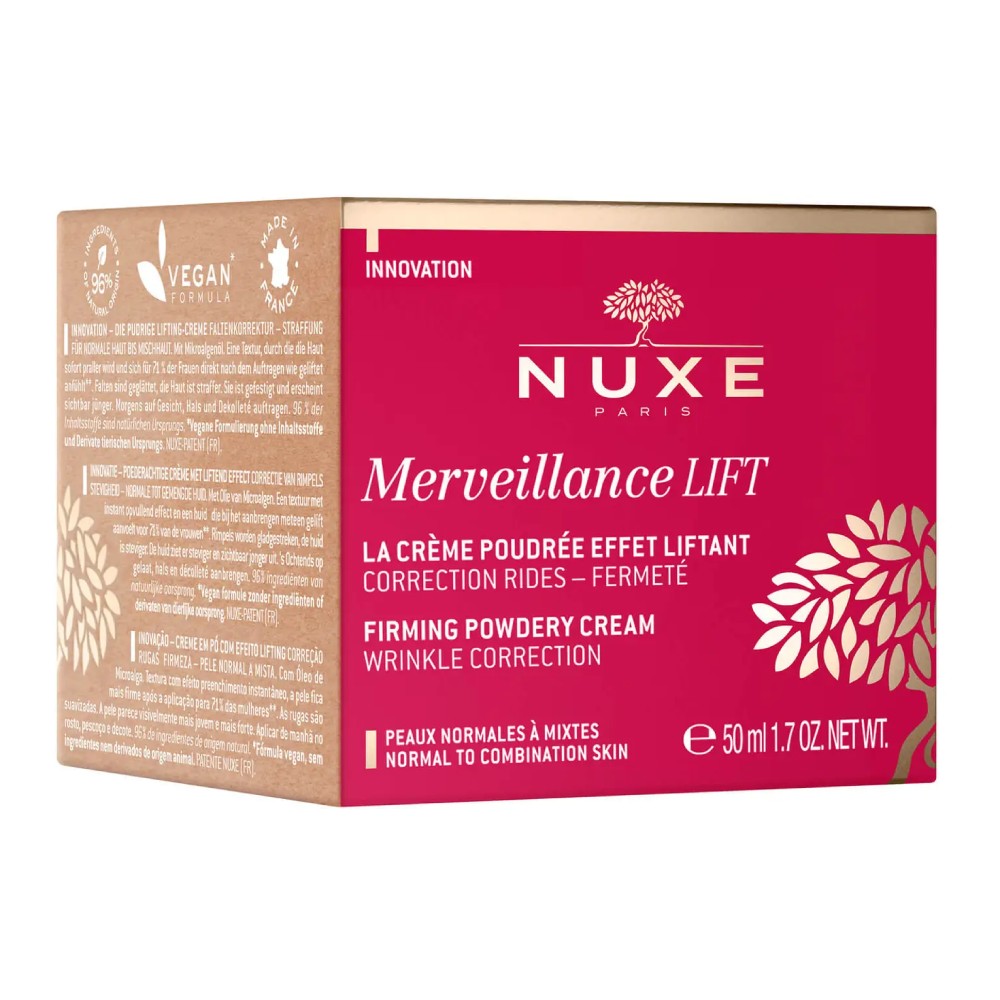 Kartonik produktu Nuxe Merveillance Lift Krem liftingujący, do skóry mieszanej