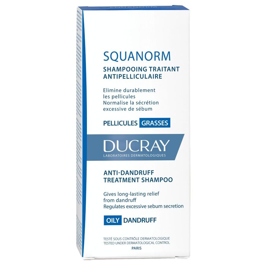 Kartonik produktu Squanorm Szampon przeciwłupieżowy Łupież tłusty