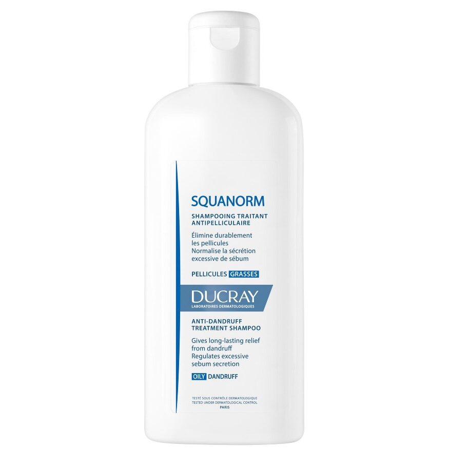 Opakowanie produktu Squanorm Szampon przeciwłupieżowy Łupież tłusty