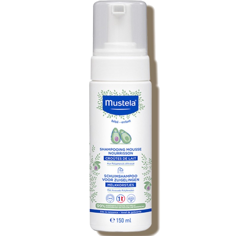 Opakowanie produktu Mustela skóra normalna szampon w piance dla niemowląt
