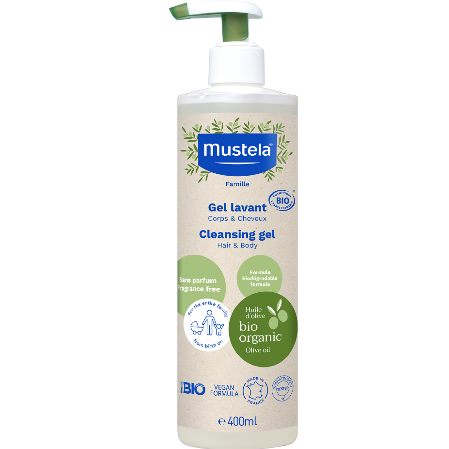 Opakowanie produktu Mustela Bio organiczny żel do mycia