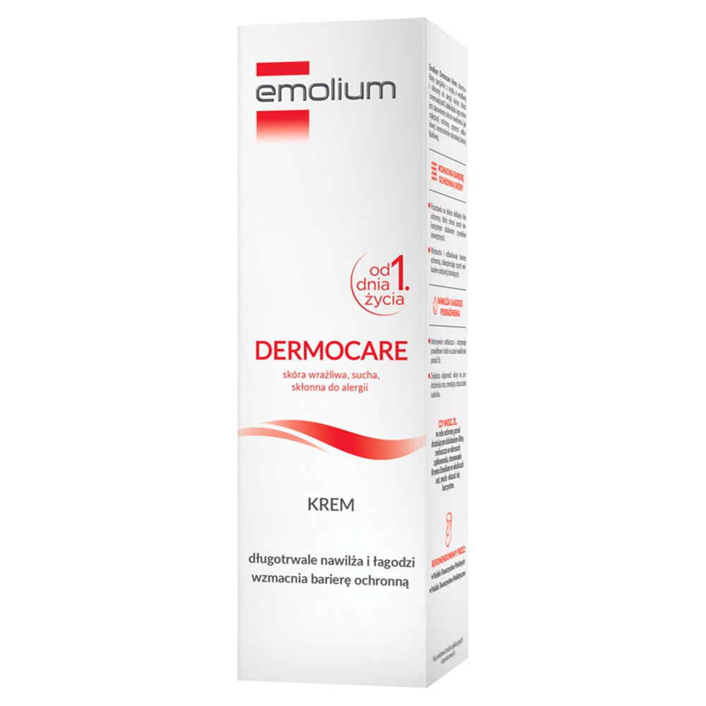 Kartonik produktu Dermocare Krem do skóry suchej, wrażliwej i skłonnej do alergii