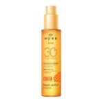 Opakowanie produktu Nuxe Sun Brązujący olejek do opalania twarzy i ciała SPF 30