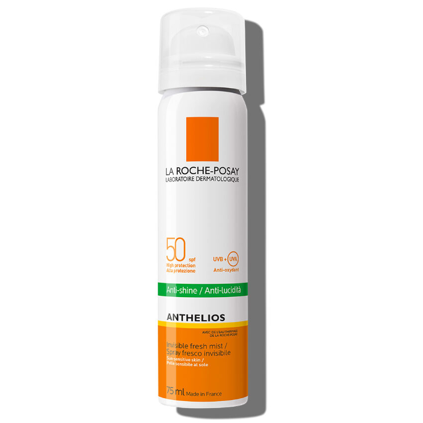 Opakowanie produktu La roche-posay Anthelios Niewidoczna mgiełka SPF 50