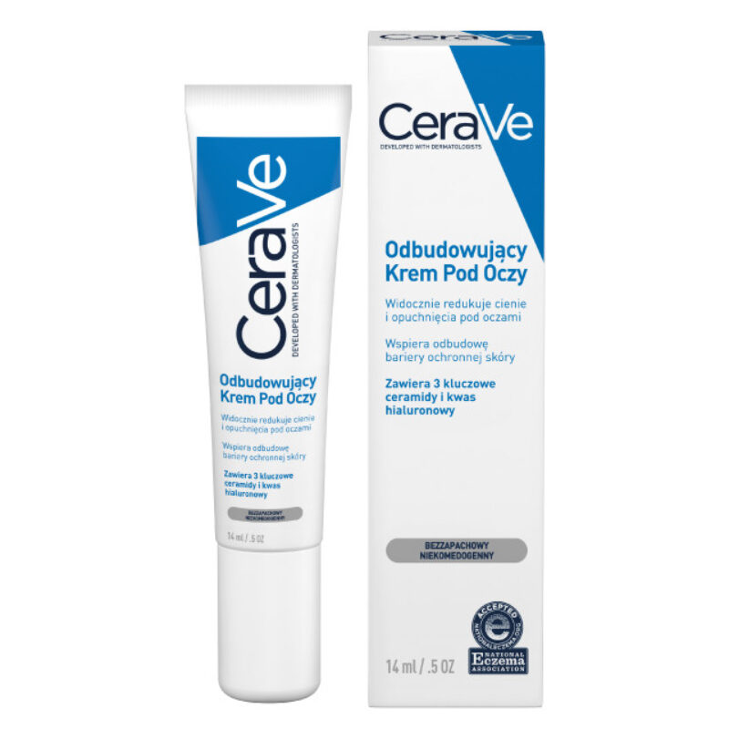 Kartonik produktu CeraVe Krem odbudowujący pod oczy
