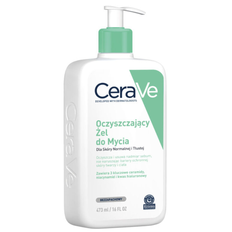 Opakowanie produktu CeraVe Oczyszczający żel do mycia