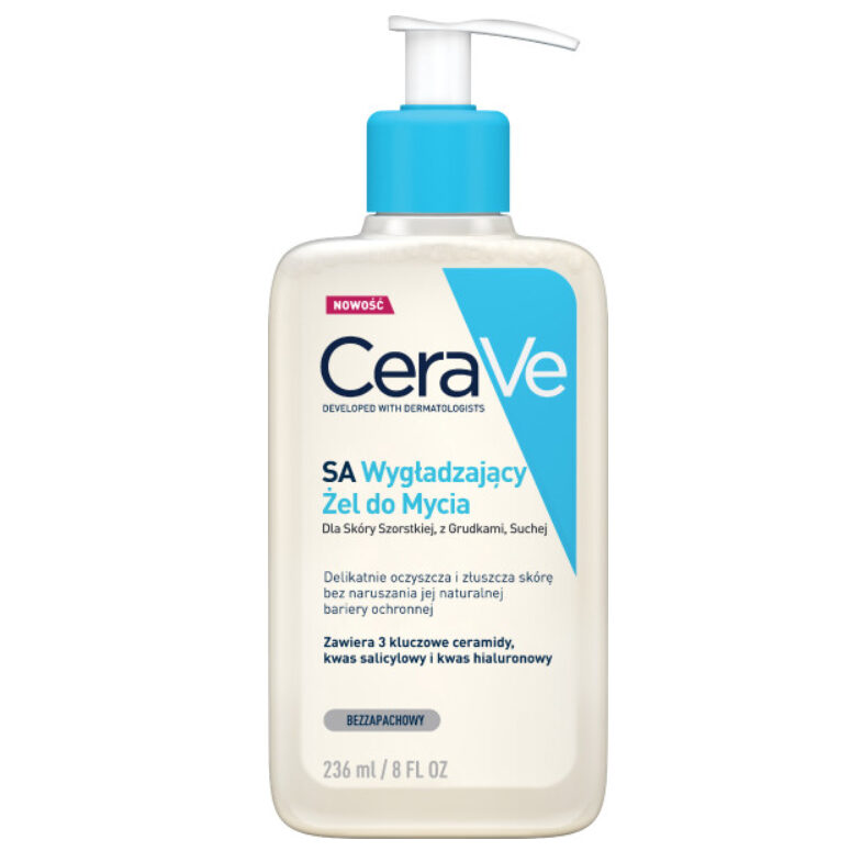 Opakowanie produktu CeraVe SA Wygładzający żel do mycia