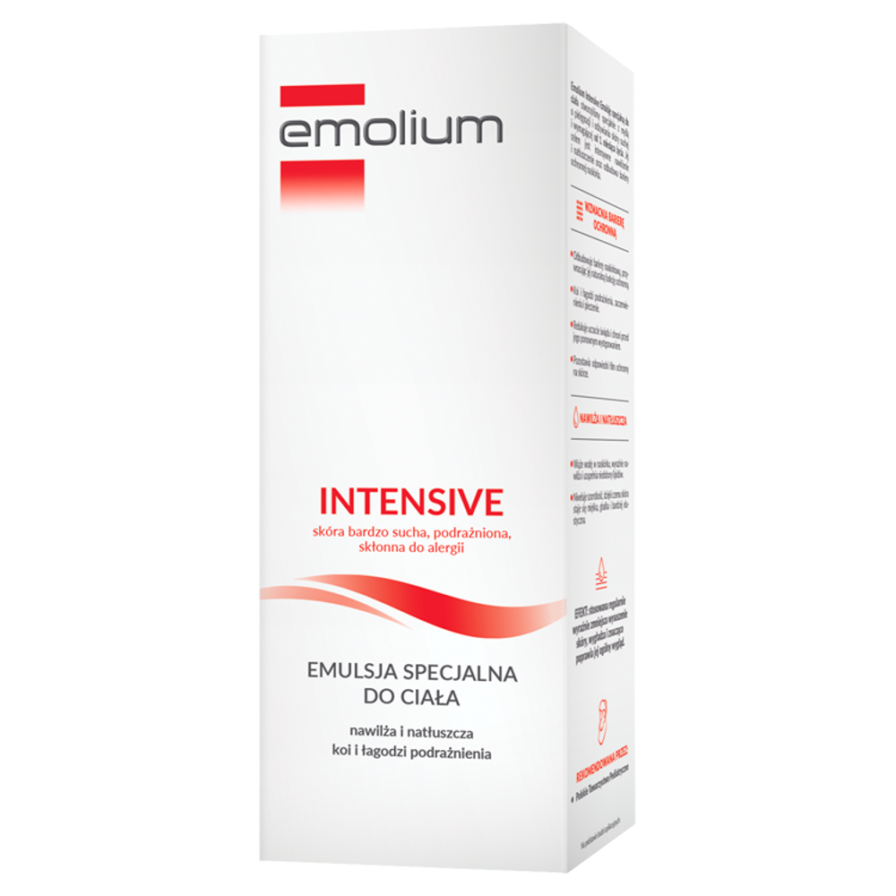 Karton produktu Intensive Emulsja specjalna do ciała