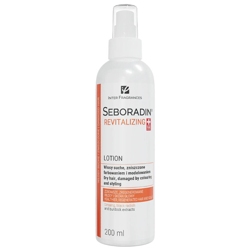 Opakowanie produktu Seboradin Regenerujący lotion do włosów suchych i zniszczonych