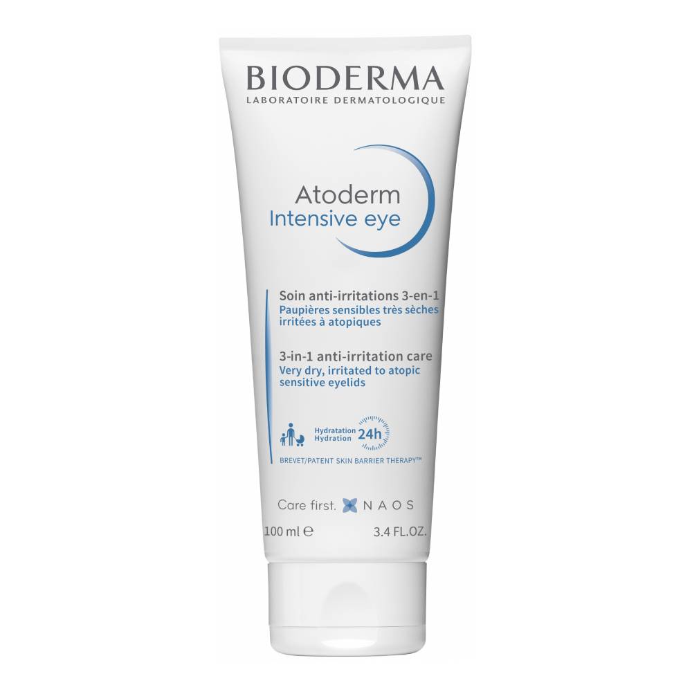 Opakowanie produktu Bioderma Atoderm Intensive Eye Pielęgnacja podrażnionej skóry powiek 3w1
