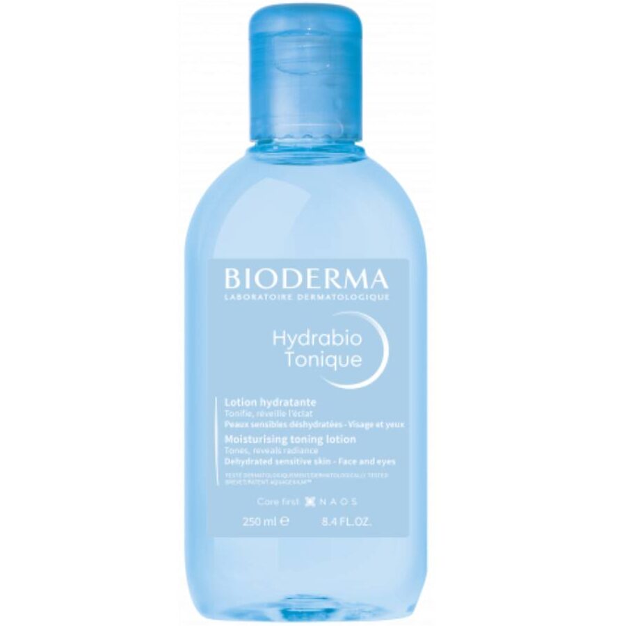 Opakowanie produktu Bioderma Hydrabio Tonique Tonik nawilżający, skóra odwodniona i wrażliwa