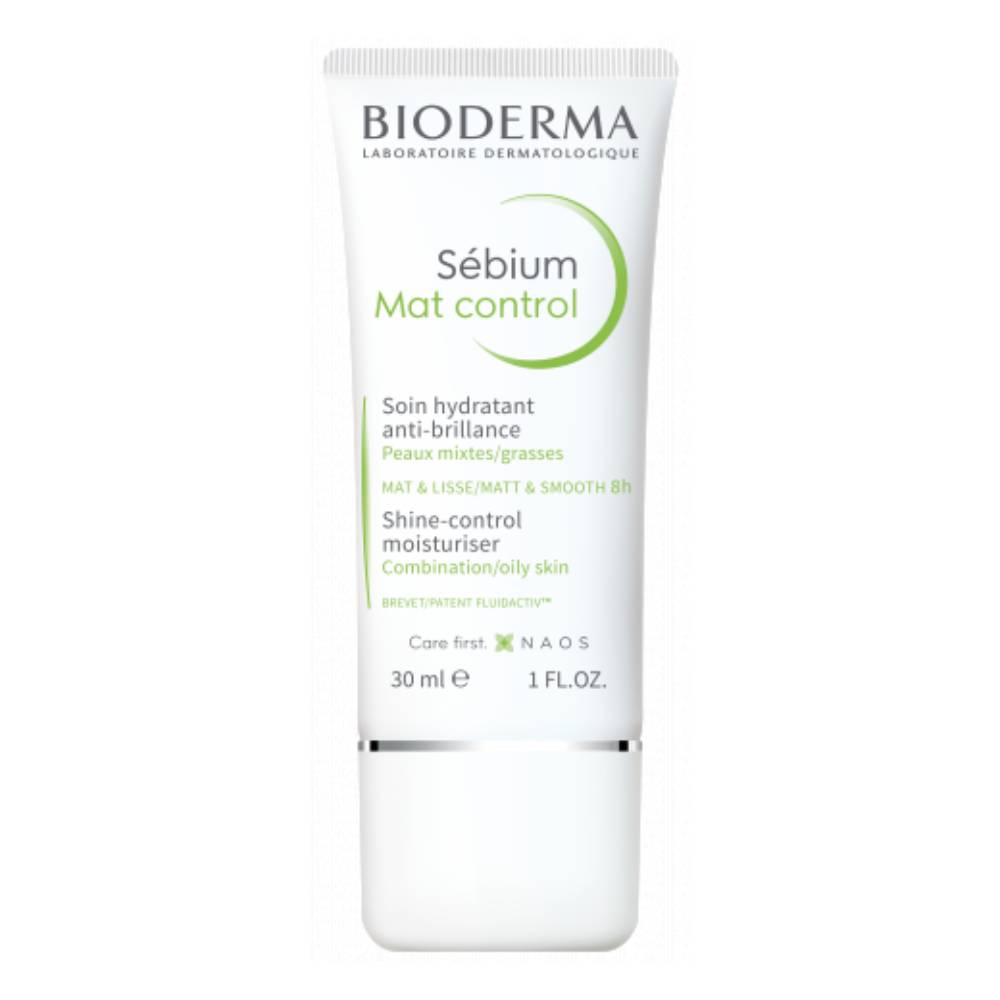 Opakowanie produktu Bioderma Sebium Mat Control Matujący krem nawilżający do skóry tłustej i mieszanej