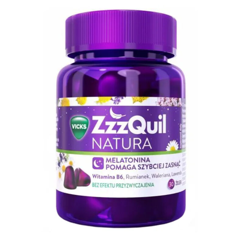 Opakowanie produktu ZzzQuil Natura Żelki o smaku owoców leśnych
