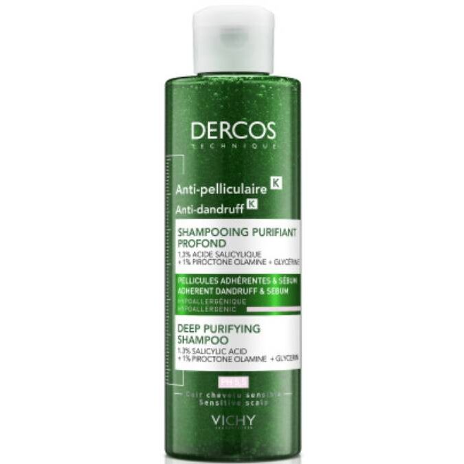 Opakowanie produktu Dercos Anti Dandruff K Szampon przeciwłupieżowy głęboko oczyszczający