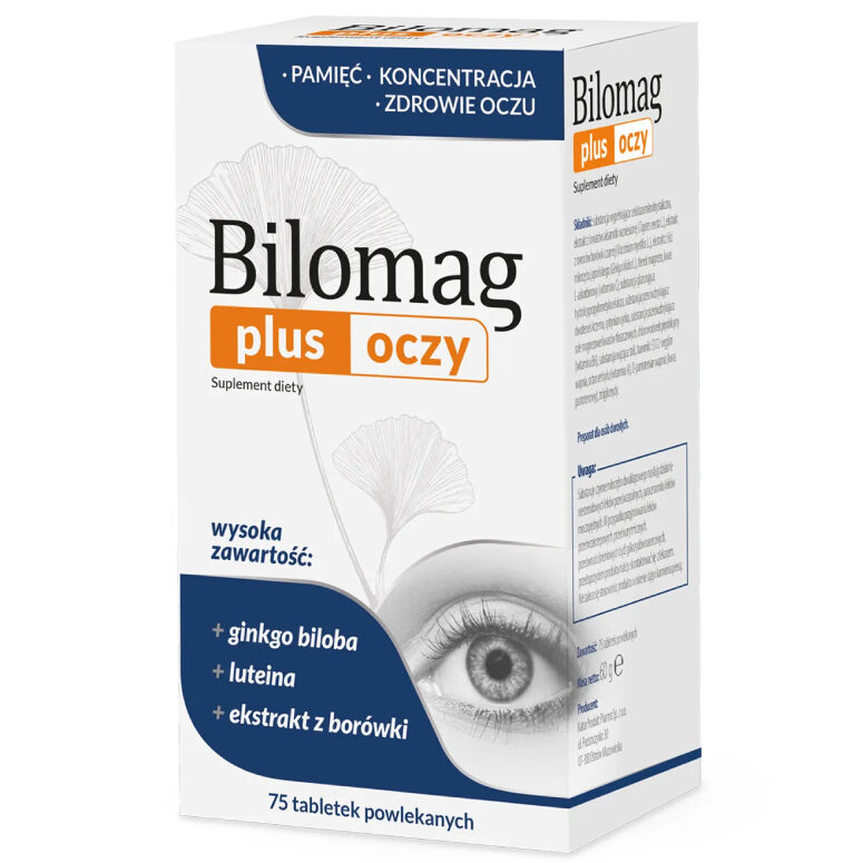 Opakowanie produktu Bilomag Plus Oczy