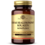 Opakowanie produktu Solgar Kwas Hialuronowy Kolagen kompleks 120mg