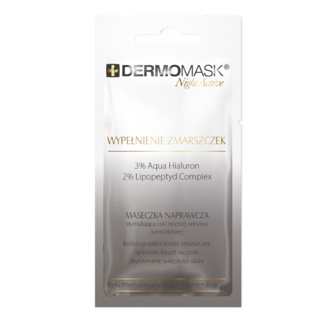 Opakowanie produktu L'Biotica Dermomask Night Active Wypełnienie zmarszczek