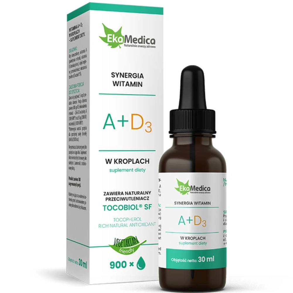 Opakowanie produktu Synergia Witamina A + D3
