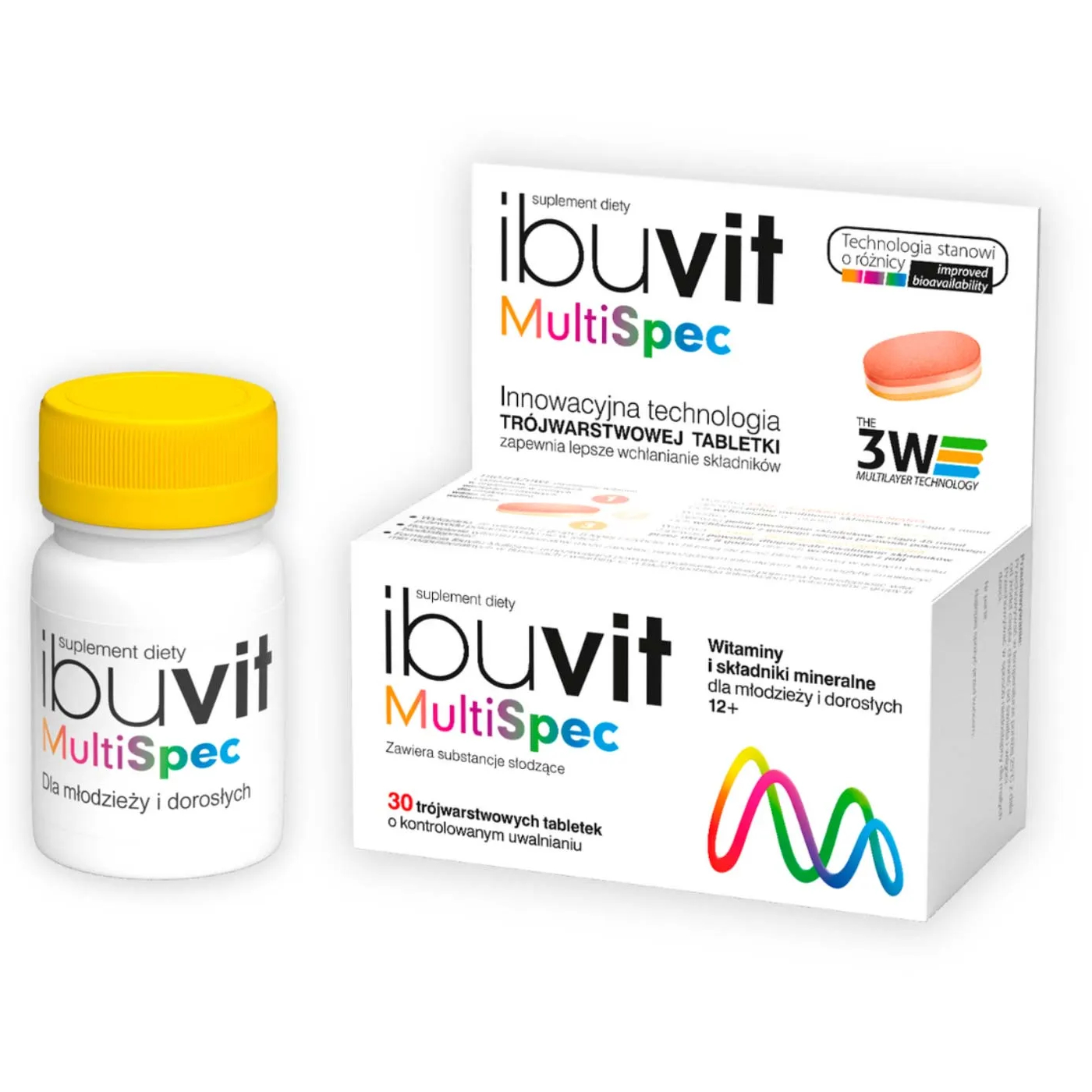 Opakowanie + kartonik produktu Ibuvit MultiSpec