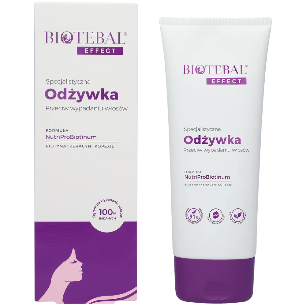 Opakowanie produktu Biotebal Effect Odżywka przeciw wypadaniu włosów