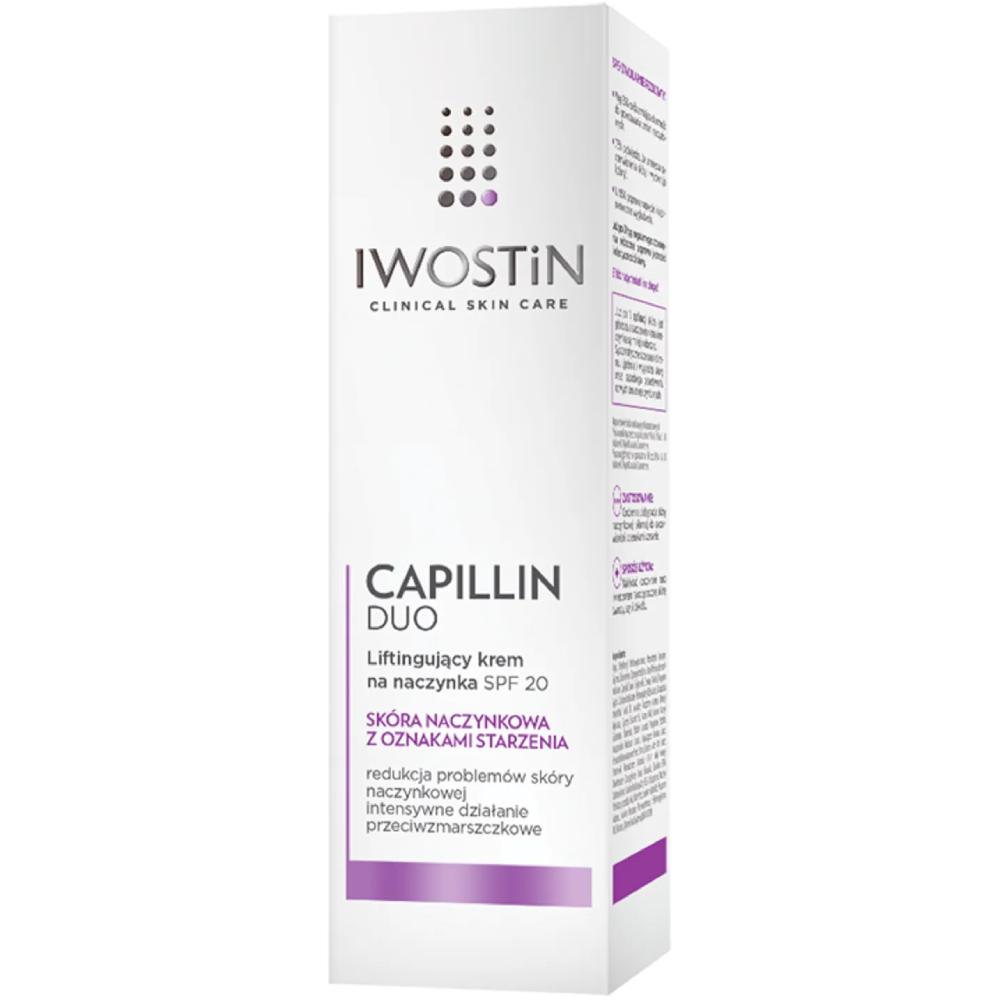 Kartonik produktu Capillin Duo Liftingujący Krem na naczynka SPF 20