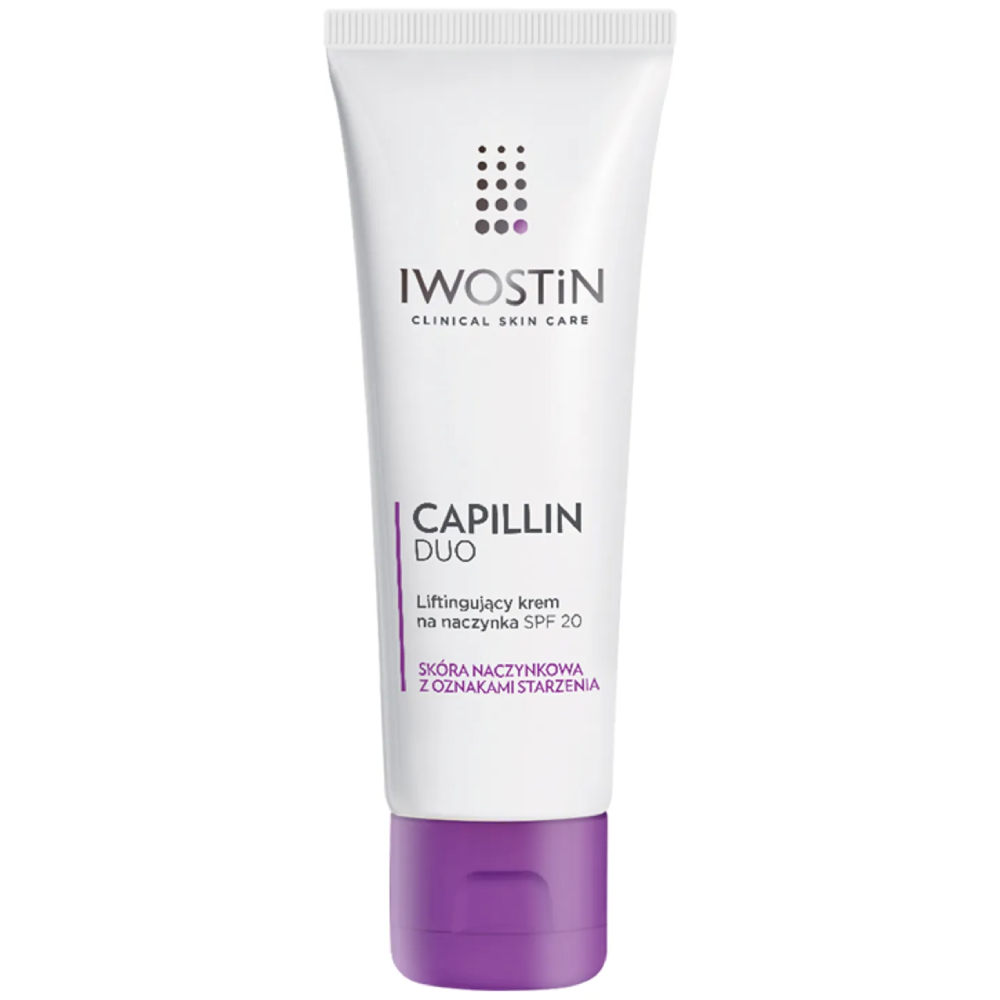 Opakowanie produktu Capillin Duo Liftingujący Krem na naczynka SPF 20